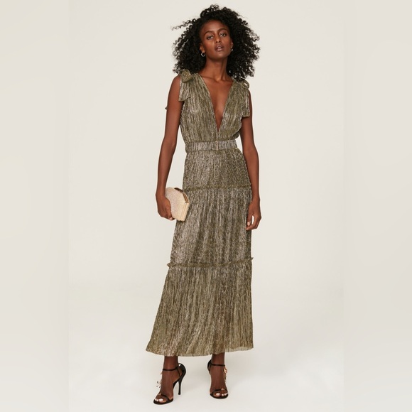 Sabina Musayev Dresses & Skirts - Sabina Musayev Helena Gown‎ Maxi Dress in Gold Size Large